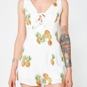 Tropical Pineapple Romper